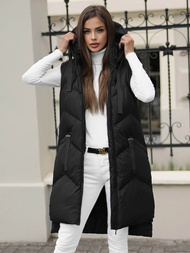 Vestă femei neagră OZONEE JS/M788/392Z