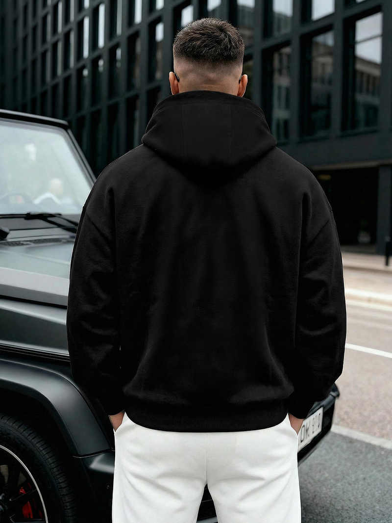 Hanorac bărbați negru OZONEE JS/8B1968/3