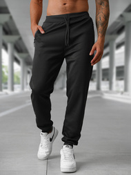 Pantaloni de trening bărbaţi negri OZONEE JS/15K1835/3