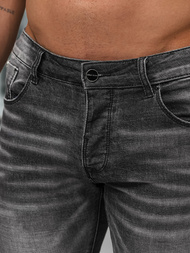 Blugi bărbaţi negri OZONEE NB/MP0070NZ