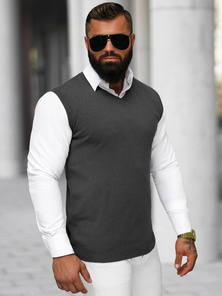 Pulover bărbați antracit OZONEE NB/MM6005/3Z