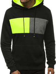 Hanorac cu glugă bărbați neagră OZONEE JS/KS2171