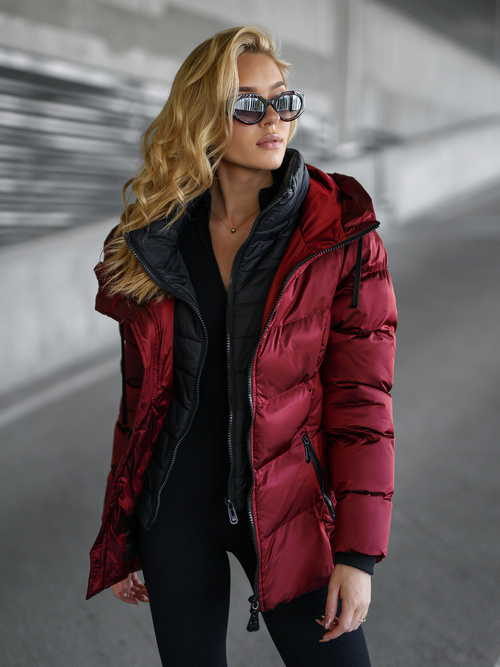 Geacă de femei bordo OZONEE JS/5M3316/1