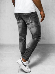 Blugi bărbaţi negri OZONEE NB/MP0047NZ