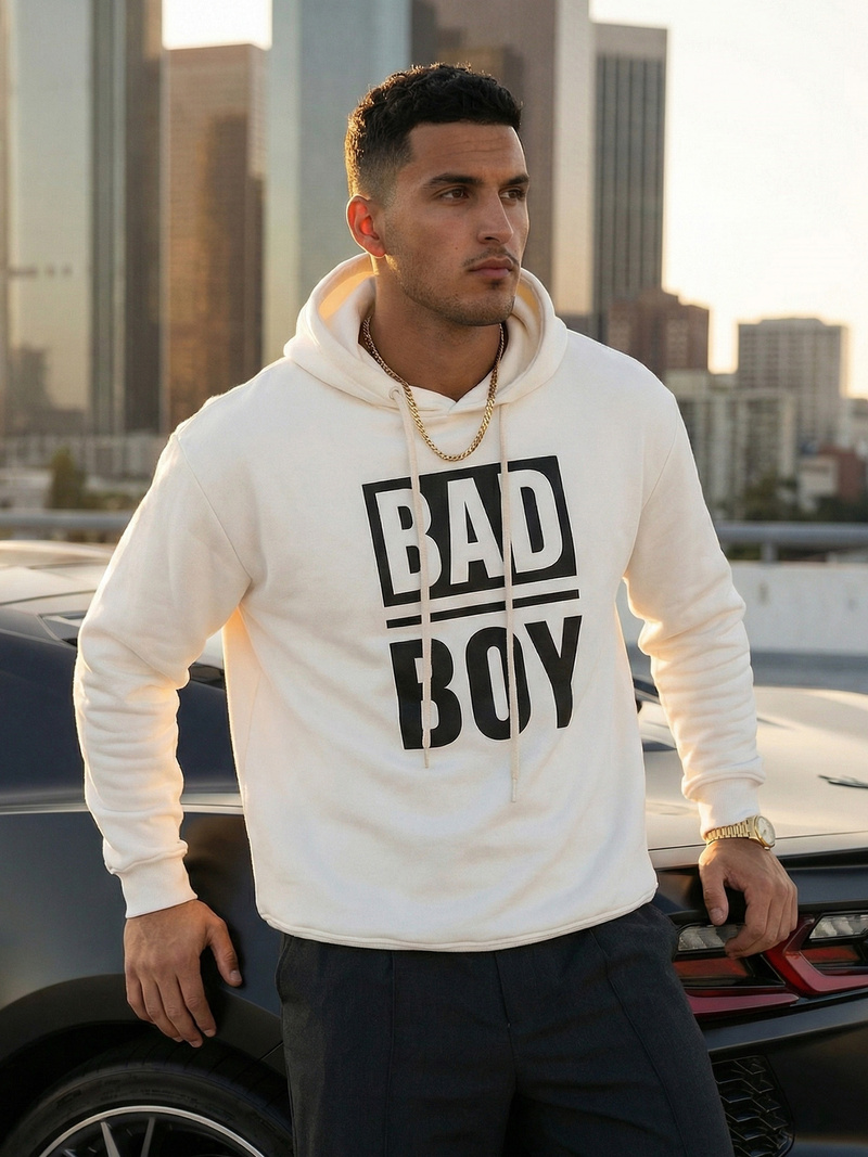 Hanorac bărbați alb OZONEE JS/65B3909/1Z