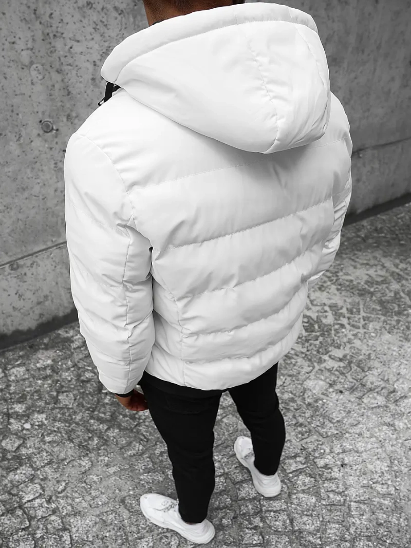 Geacă reversibilă bărbați albă OZONEE JS/M761/281