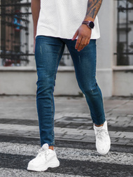 Blugi bărbaţi albaștri închis OZONEE E/5192/03