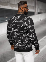 Bluză bărbați neagră OZONEE JS/8B1189/3