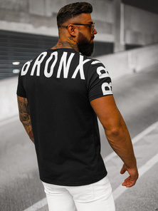 Tricou bărbați negru OZONEE O/8T1265/3