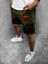 Pantaloni scurti bărbați verde OZONEE JS/KK300162Z