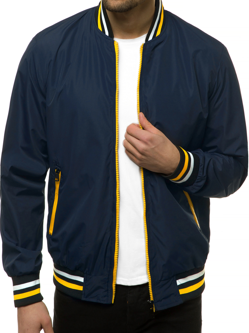 Geacă bărbați albastru marin OZONEE N/6195