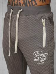 Compleu sport bărbaţi bej-gri OZONEE O/FF5032AB