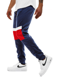 Pantaloni de trening bărbaţi albastru marin OZONEE JS/JZ11010