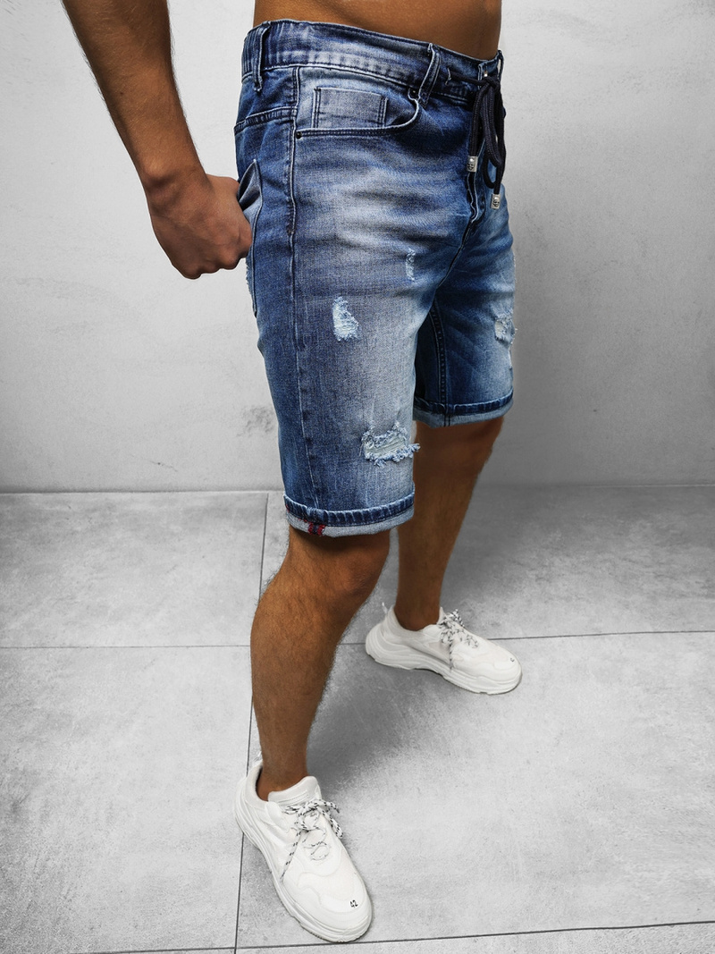 Pantaloni scurti bărbați albaștri închis OZONEE NB/MP0035BS