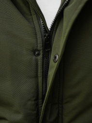 Jachetă bărbați kaki OZONEE JS/M2019/136