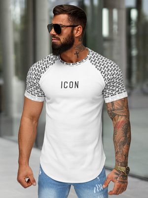 Tricou bărbați albi OZONEE O/B1212