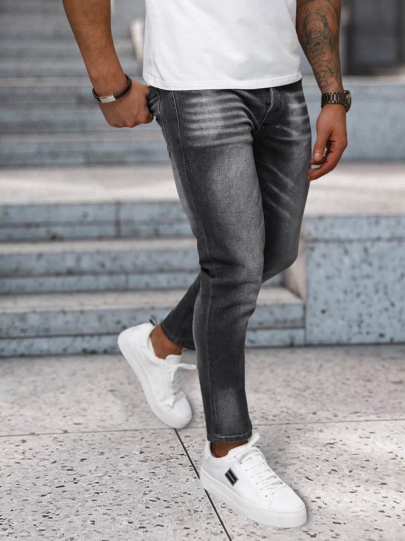 Blugi bărbaţi antracit OZONEE NB/MP0199GS