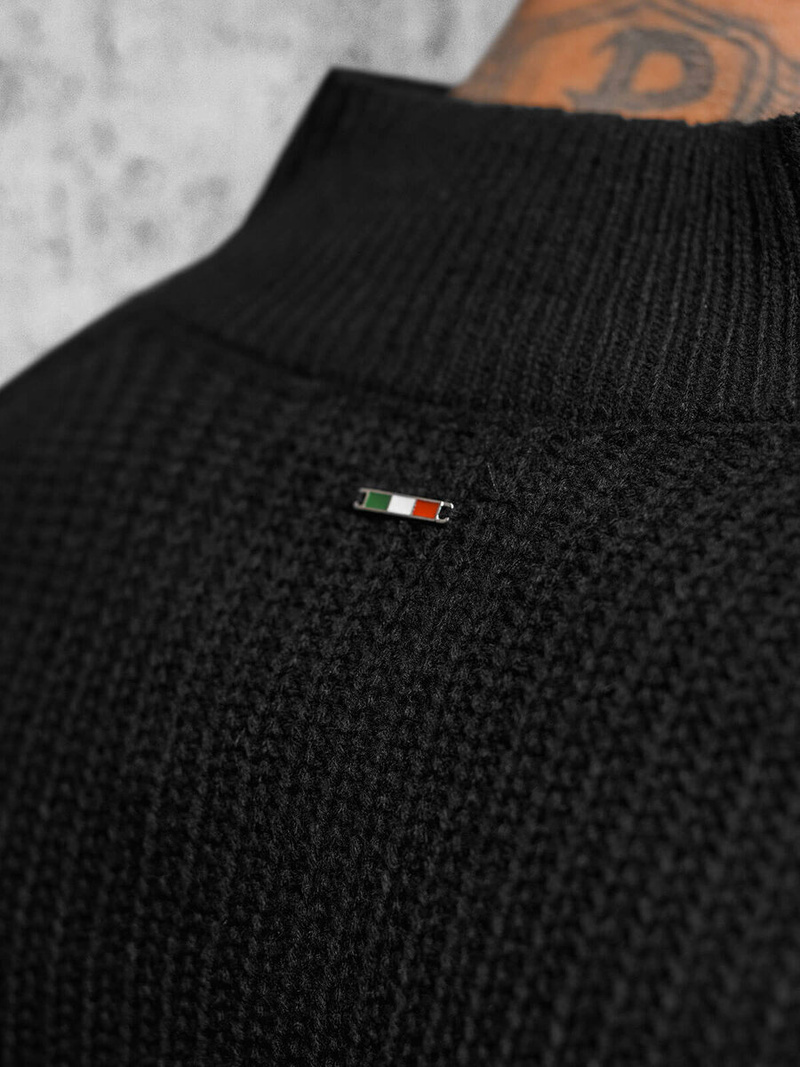 Pulover bărbați negru OZONEE NB/MM6020/4