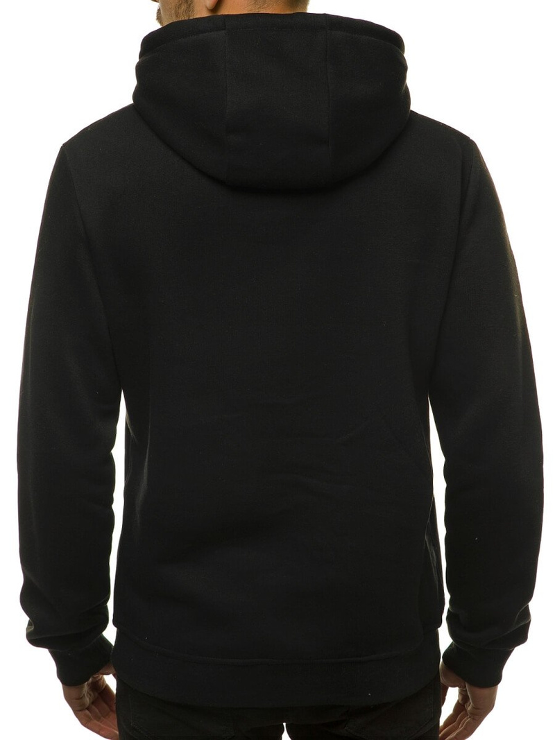 Hanorac cu glugă bărbați neagră OZONEE JS/KS2171