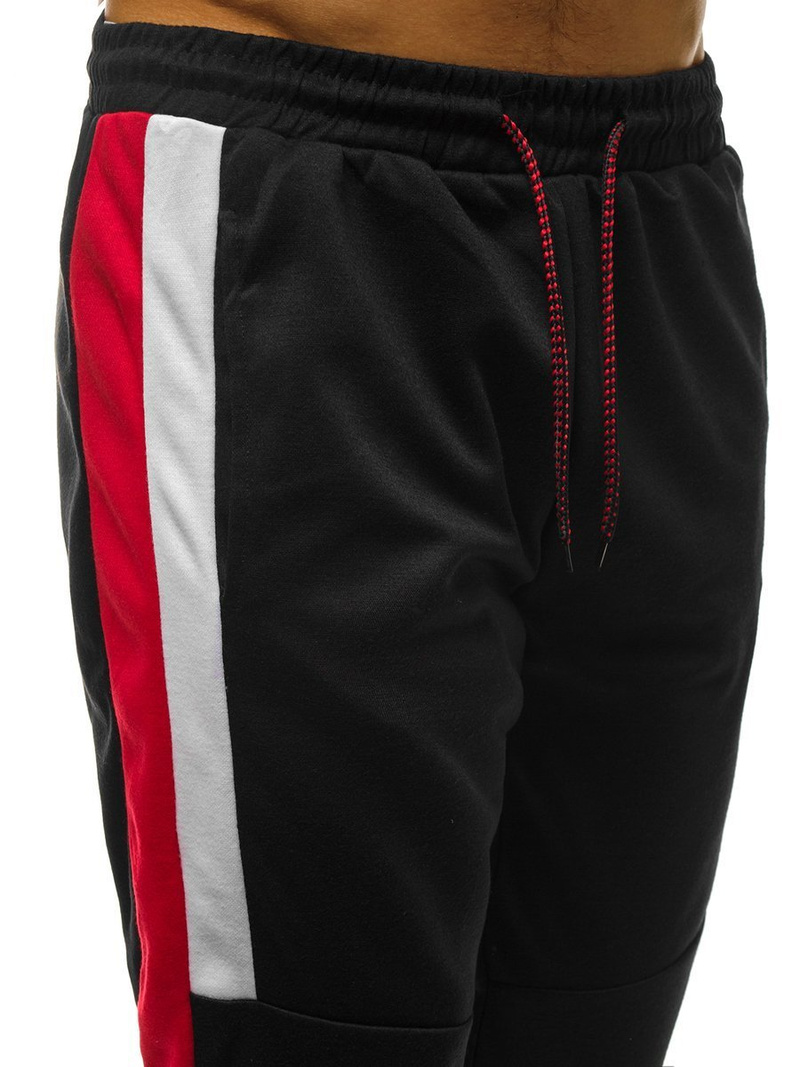 Pantaloni de trening bărbaţi negri OZONEE JS/JZ11023