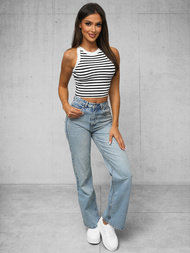 Maieu de damă alb/negru OZONEE O/JK6557