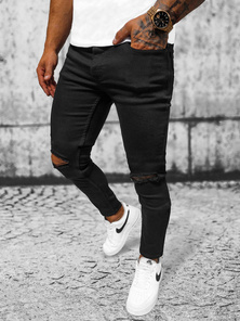 Blugi bărbaţi negri OZONEE E/5391/02