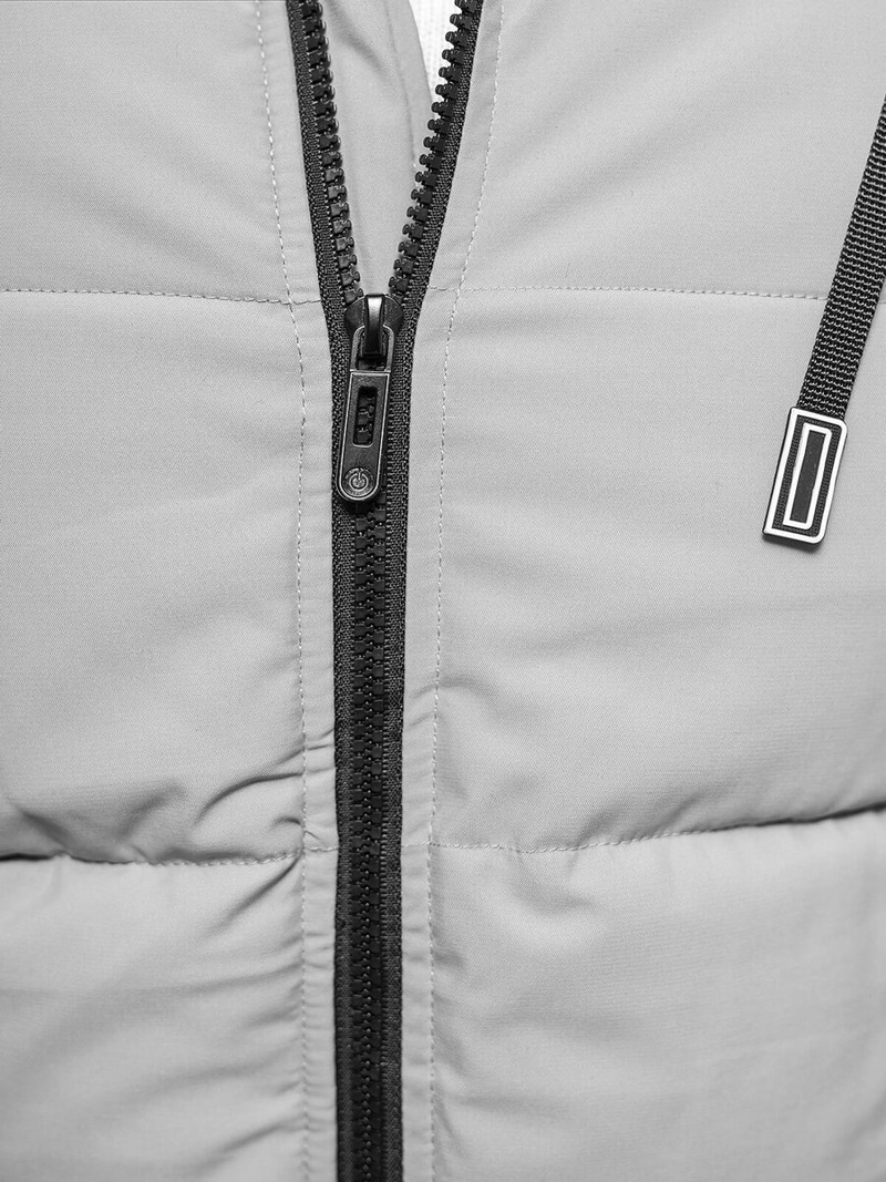 Geacă de bărbați gri OZONEE JS/31M5006