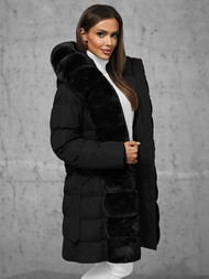 Geacă de femei neagra OZONEE JS/5M3158/392