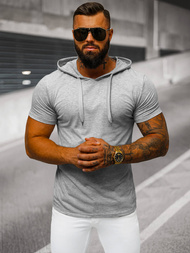 Tricou bărbați gri OZONEE JS/8T89/2