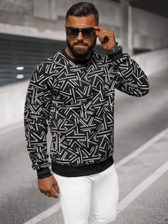 Bluză bărbați neagră OZONEE JS/8B1219/3