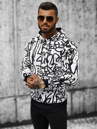 Hanorac bărbați alb OZONEE JS/8B1151/1