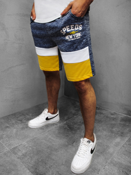 Pantaloni scurți sport bărbați albastru marin OZONEE JS/KS2513