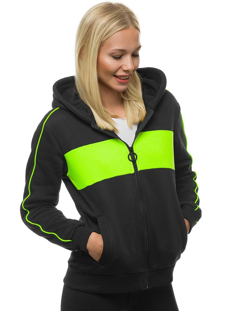 Hanorac femei negru OZONEE JS/KSW3011