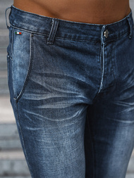 Blugi bărbaţi albaștri închis OZONEE NB/MP0091BS