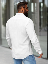 Cămașă bărbați albă OZONEE O/V143