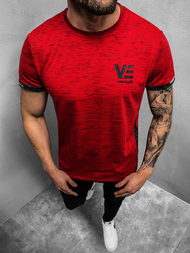 Tricou bărbați rosii OZONEE JS/SS11123Z