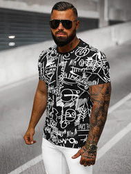 Tricou bărbați negru OZONEE O/T1269/3