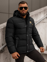 Geacă bărbați neagră OZONEE JS/57M7503/392Z