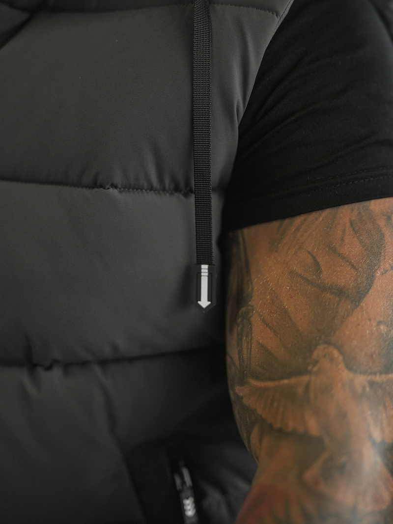 Vestă bărbați antracit OZONEE JS/32M1780/105Z