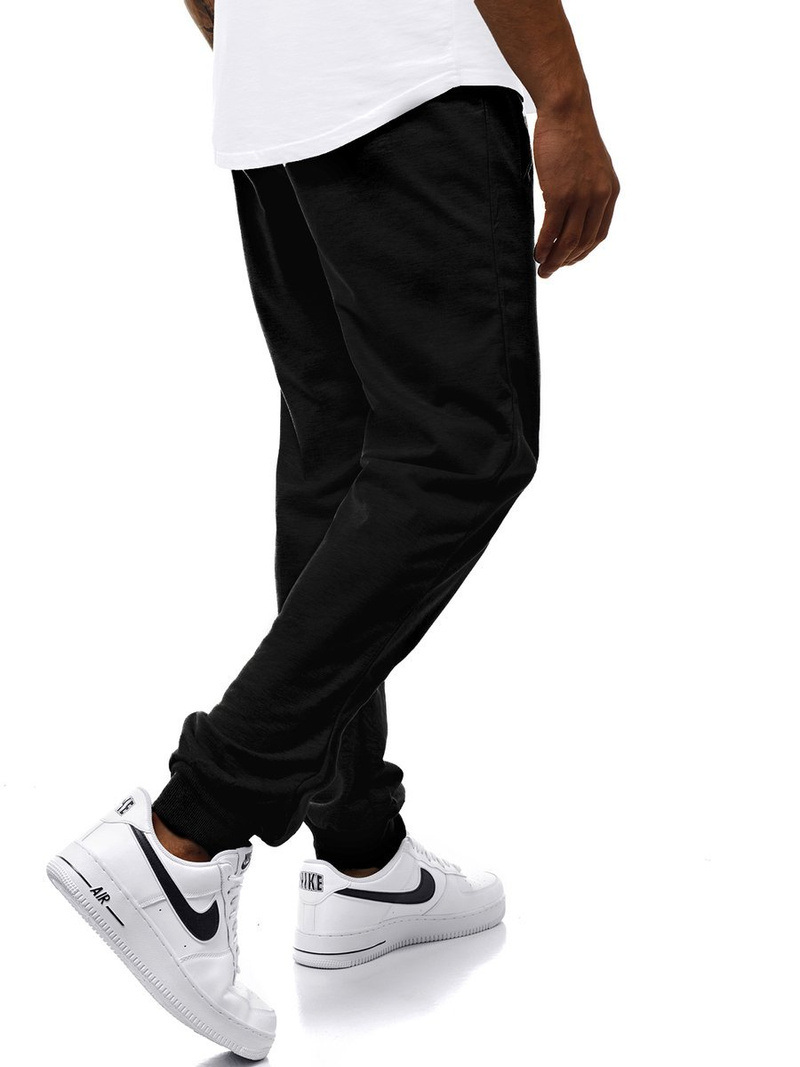 Pantaloni de trening bărbaţi negri OZONEE JS/HH02