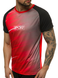 Tricou bărbați rosii OZONEE JS/KS2060