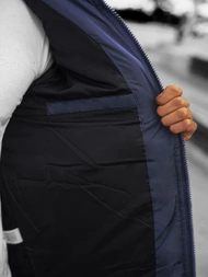 Geacă bărbați albastru marin OZONEE JS/M8107