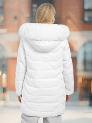 Geacă de femei alb OZONEE JS/16M9121/281Z