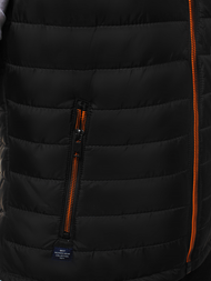 Vestă bărbați neagră OZONEE N/6102Z