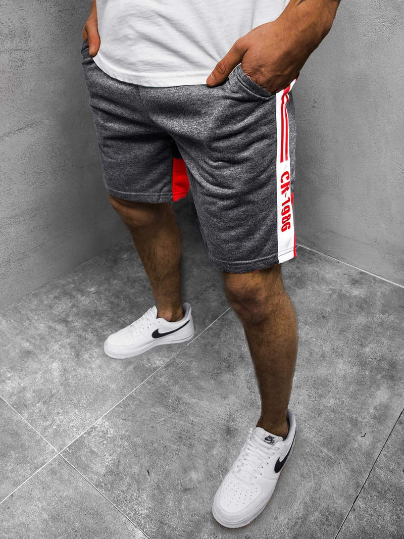 Pantaloni scurti bărbați antracit OZONEE JS/KS2501Z