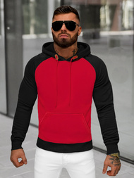 Hanorac bărbați roșie OZONEE JS/8B157/18