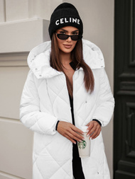 Geacă de femei alb OZONEE JS/5M3173/281Z