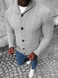 Pulover bărbați gri OZONEE NB/MM6017/2