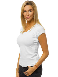 Tricou femei alb OZONEE BT/71319A