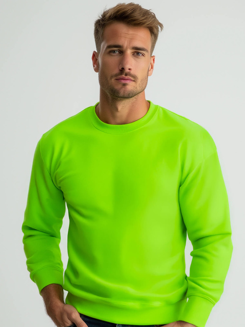 Hanorac bărbați neon verde OZONEE JS/2001-10Z